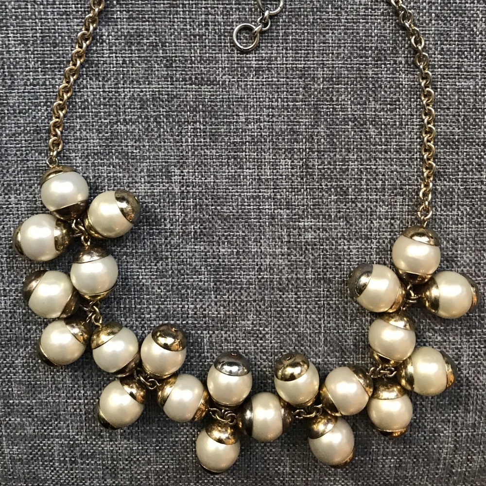 J. Crew Faux Pearl Statement Necklace